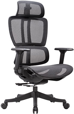 sillón ejecutivo tapizado en malla montenegro