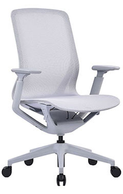 sillones semi ejecutivos con asiento y respaldo tapizado de malla koreana con mecanismo reclinable y base de cinco puntas con mecanismo reclinable