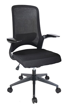 sillones semi ejecutivos con descansa brazos abatibles y mecanismo reclinable y regulador de altura