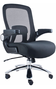 sillones semi ejecutivos para oficina con soporte para personas de hasta 180 kg con descansa brazos abatibles y componentes reforzados