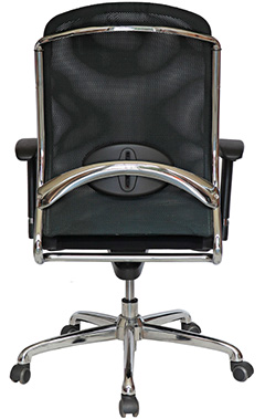 sillones semi ejecutivos para oficina respaldo bajo y descansa brazos ajustables habana plus con base metálica de cinco brazos con rodajas de poliuretano
