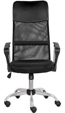 sillones semi ejecutivos para oficina respaldo alto w 1007 con descansa brazos fijos y mecanismo reclinable